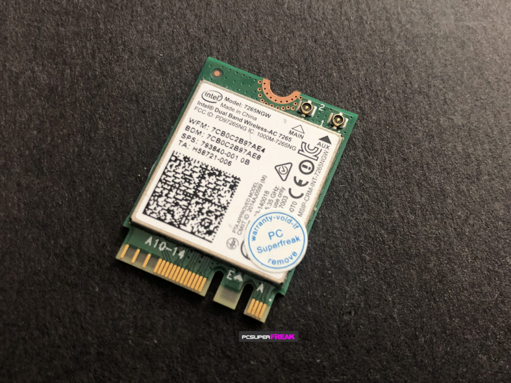 Wi fi адаптер intel ngff 7265ngw как подключить